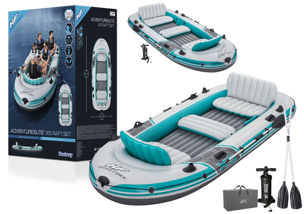 Felfújható ponton 5 személyes 364 x 166 cm Bestway 65159