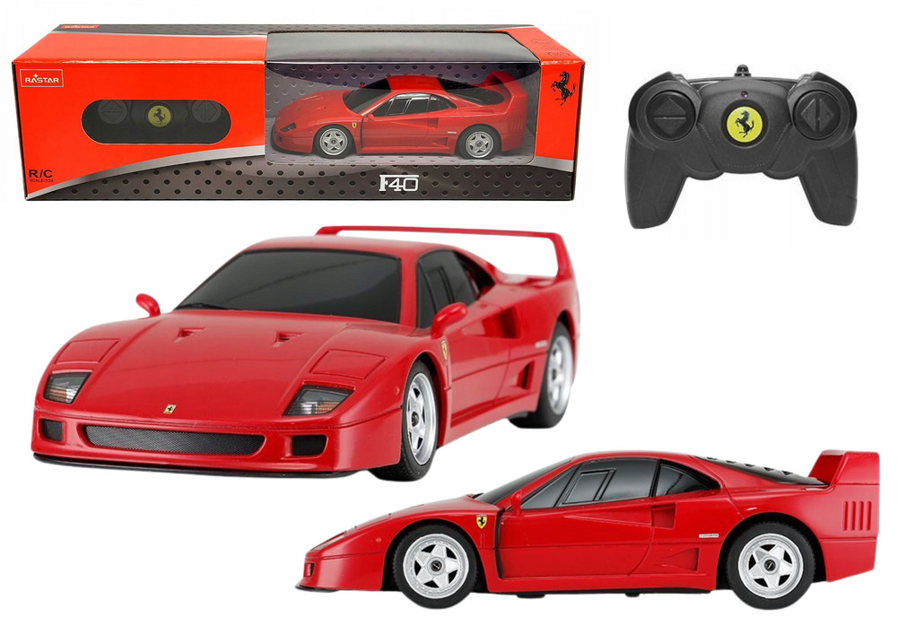 RC sportautó 1:24 távirányítós Ferrari F40 piros