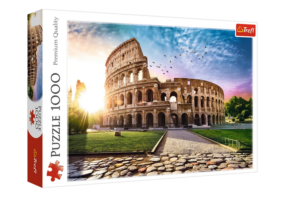 1000 darabos kirakó. Colosseum napfényben Trefl 10468