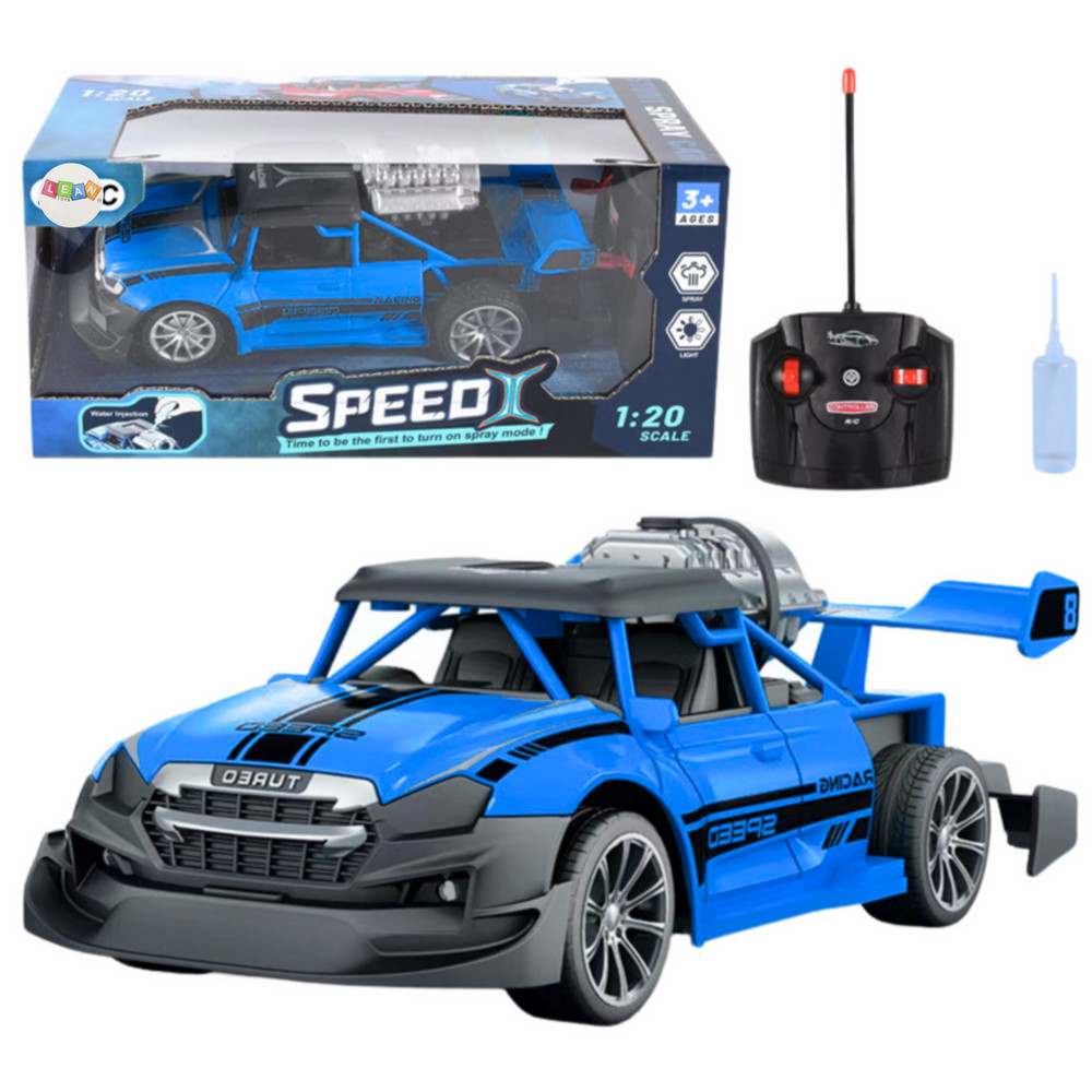 Távirányító Car RC 1:20 Lights Smoke Effect Blue