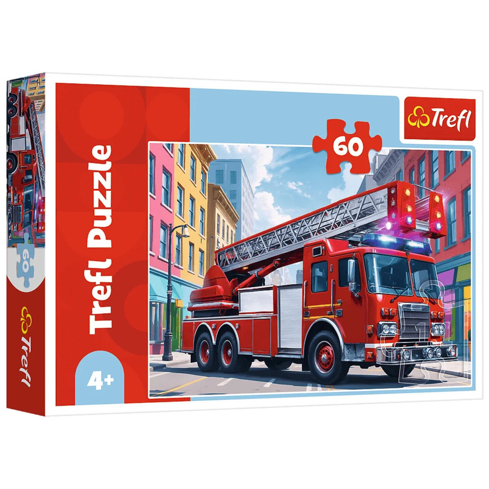 60. számú puzzle - Tűzoltóautó Trefl 17405
