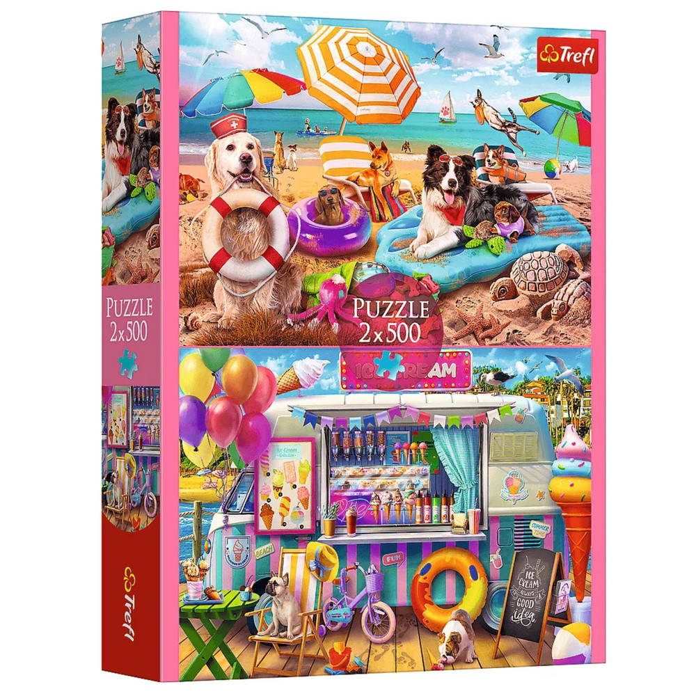 Puzzle - 2x500 - Ünnepi idő Trefl 37533