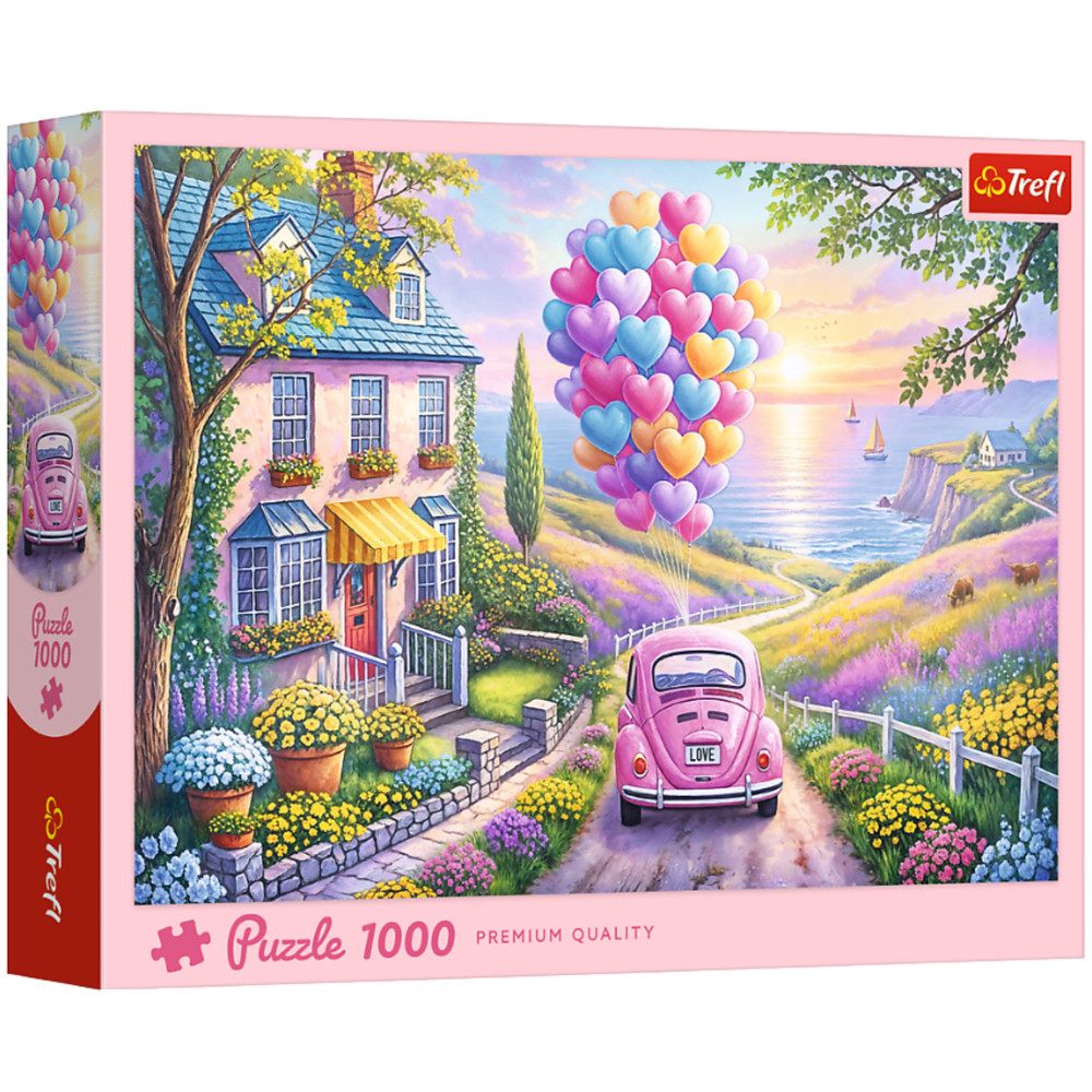 1000 darabos puzzle - Romantikus utazás - Romantikus utazás - Trefl 10971