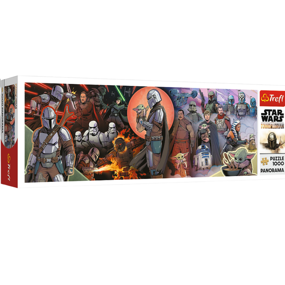 1000 darabos Star Wars puzzle – Mandalorianák rejtvénye – A mandalóriai kalandok – Trefl 29052