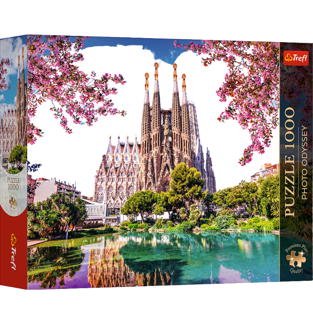 Rejtvény - 1000 - Photo Odyssey: Sagrada Familia, Barcelona, ​​​​Spanyolország - Trefl 12137